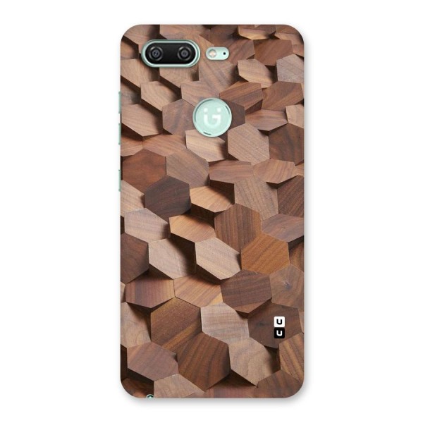 Uplifted Wood Hexagons Back Case for Gionee S10