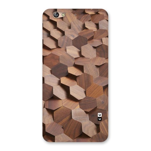 Uplifted Wood Hexagons Back Case for Gionee S6