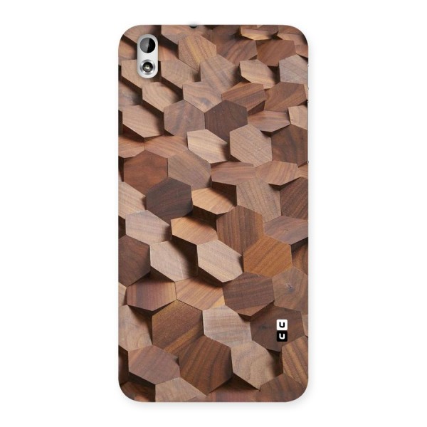 Uplifted Wood Hexagons Back Case for HTC Desire 816s