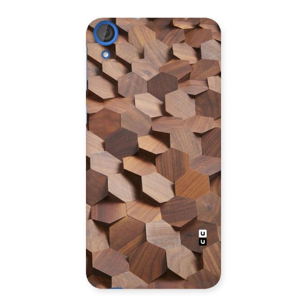 Uplifted Wood Hexagons Back Case for HTC Desire 820