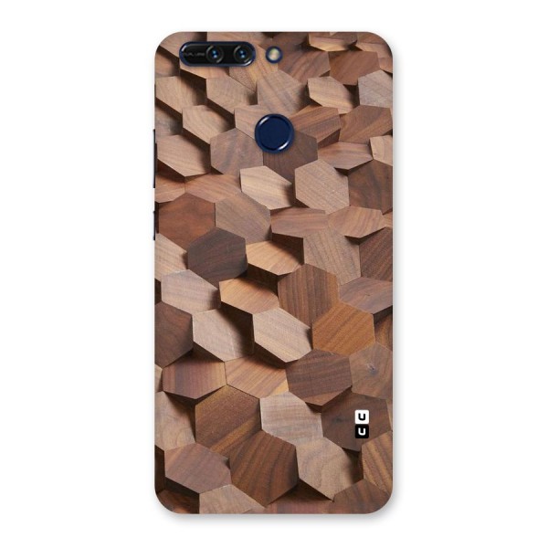 Uplifted Wood Hexagons Back Case for Honor 8 Pro