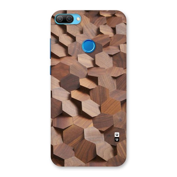 Uplifted Wood Hexagons Back Case for Honor 9N