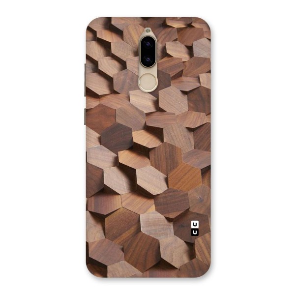 Uplifted Wood Hexagons Back Case for Honor 9i