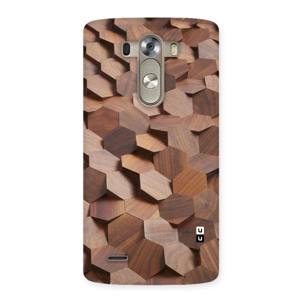 Uplifted Wood Hexagons Back Case for LG G3