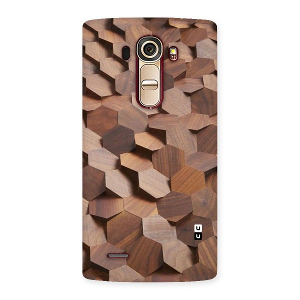 Uplifted Wood Hexagons Back Case for LG G4