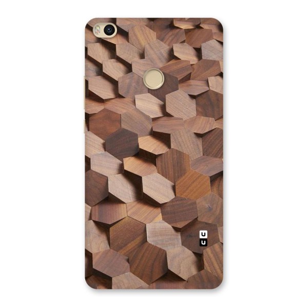 Uplifted Wood Hexagons Back Case for Mi Max 2