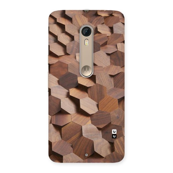 Uplifted Wood Hexagons Back Case for Motorola Moto X Style