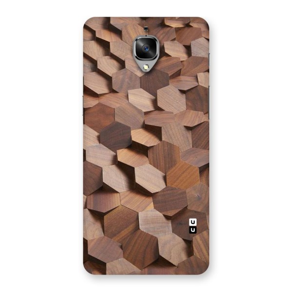 Uplifted Wood Hexagons Back Case for OnePlus 3T