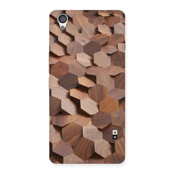 Uplifted Wood Hexagons Back Case for OnePlus X