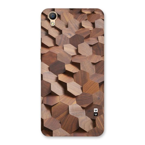 Uplifted Wood Hexagons Back Case for Oppo A37
