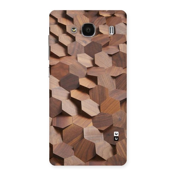 Uplifted Wood Hexagons Back Case for Redmi 2