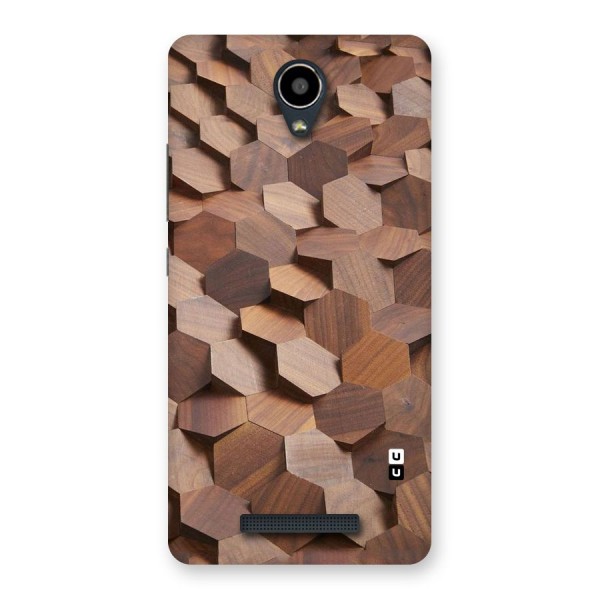 Uplifted Wood Hexagons Back Case for Redmi Note 2