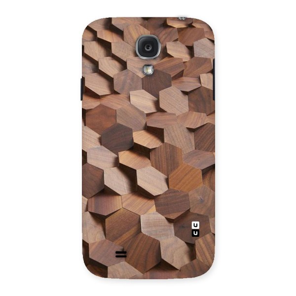 Uplifted Wood Hexagons Back Case for Samsung Galaxy S4