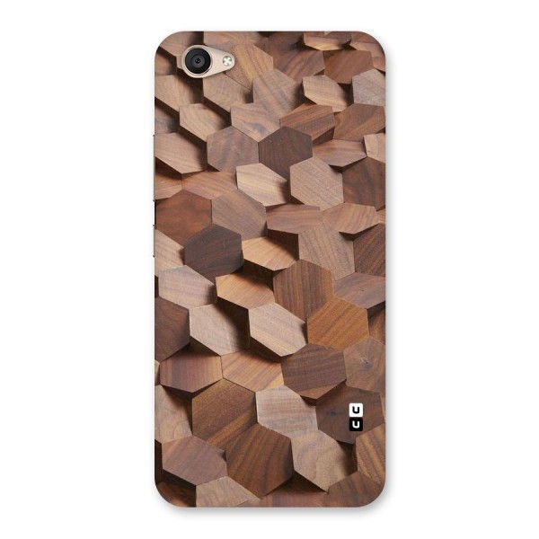 Uplifted Wood Hexagons Back Case for Vivo V5 Plus