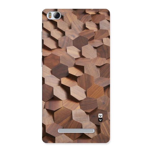 Uplifted Wood Hexagons Back Case for Xiaomi Mi4i