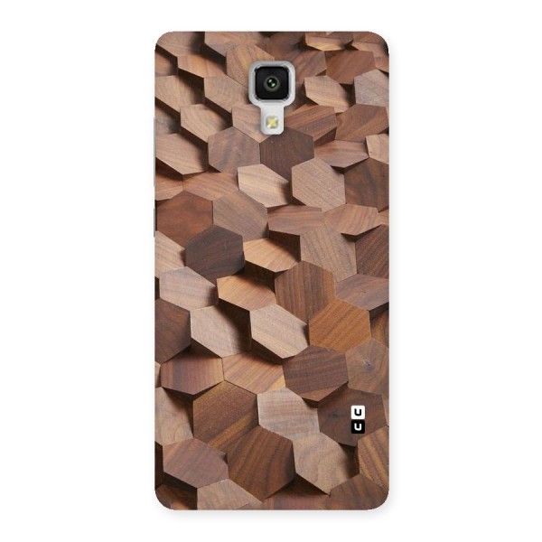 Uplifted Wood Hexagons Back Case for Xiaomi Mi 4