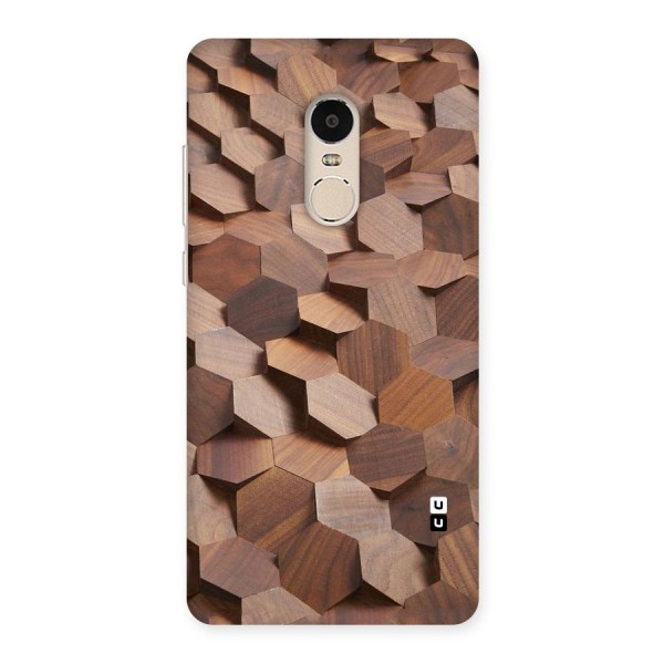 Uplifted Wood Hexagons Back Case for Xiaomi Redmi Note 4