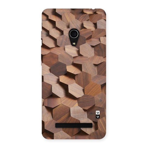 Uplifted Wood Hexagons Back Case for Zenfone 5