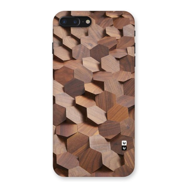 Uplifted Wood Hexagons Back Case for iPhone 7 Plus