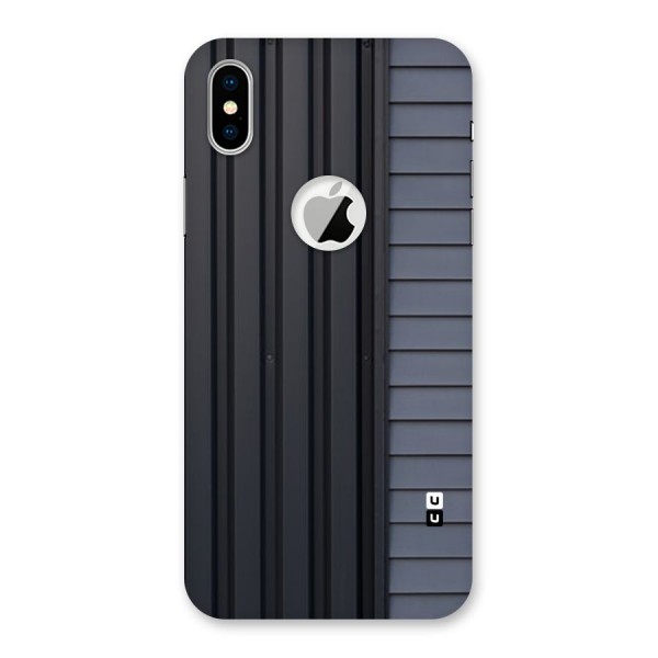 Vertical Horizontal Back Case for iPhone XS Logo Cut