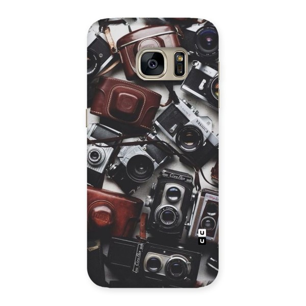 Vintage Beauty Shutter Back Case for Galaxy S7