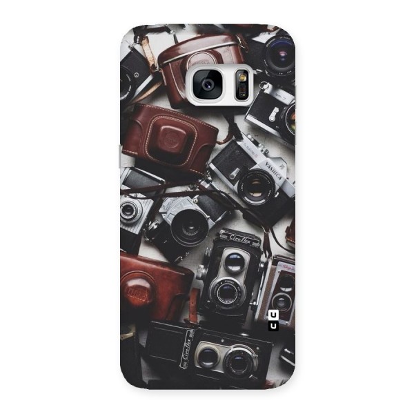 Vintage Beauty Shutter Back Case for Galaxy S7 Edge