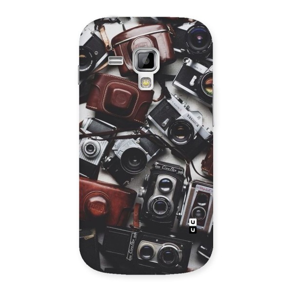 Vintage Beauty Shutter Back Case for Galaxy S Duos