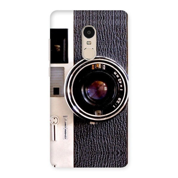 Vintage Camera Back Case for Xiaomi Redmi Note 4