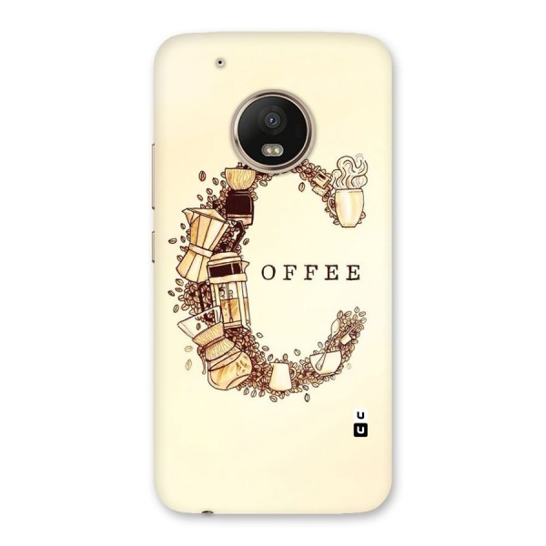 Vintage Coffee Back Case for Moto G5 Plus