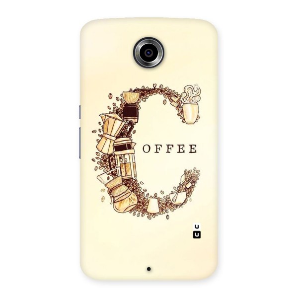 Vintage Coffee Back Case for Nexsus 6