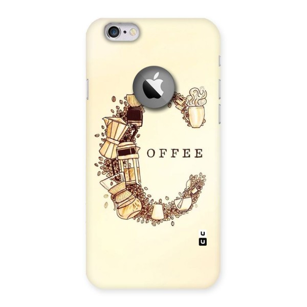 Vintage Coffee Back Case for iPhone 6 Logo Cut