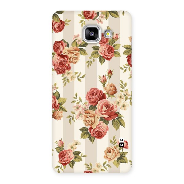 Vintage Color Flowers Back Case for Galaxy A5 2016