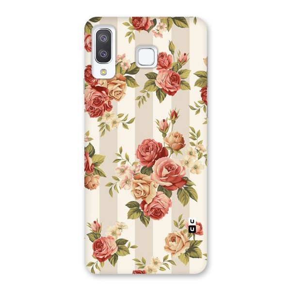 Vintage Color Flowers Back Case for Galaxy A8 Star