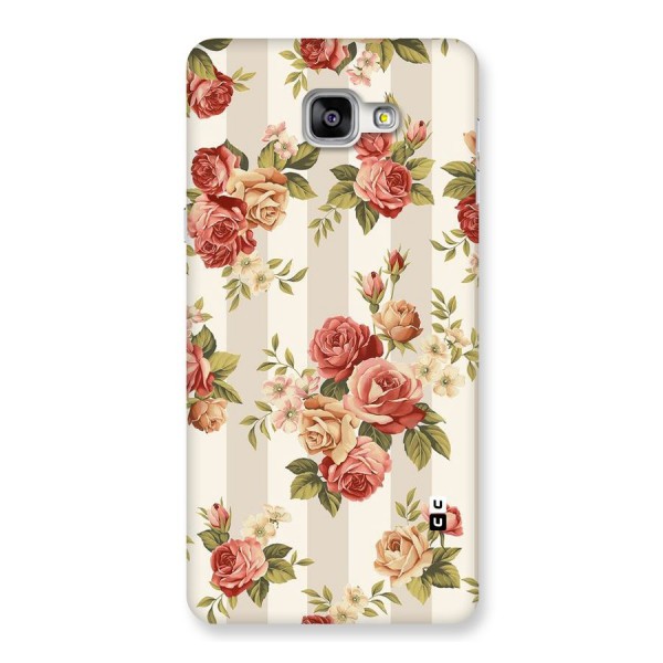 Vintage Color Flowers Back Case for Galaxy A9