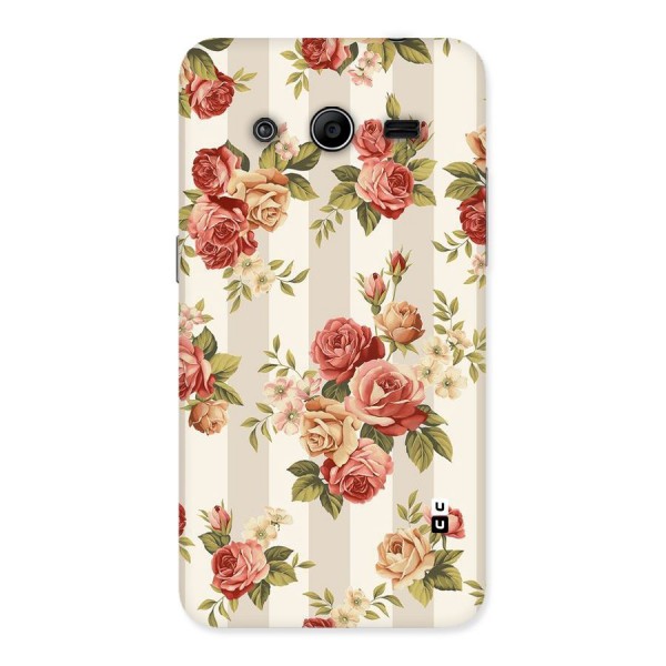 Vintage Color Flowers Back Case for Galaxy Core 2