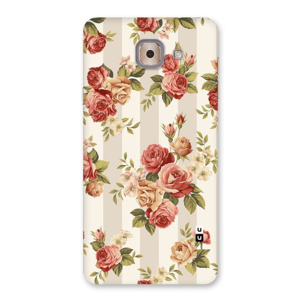 Vintage Color Flowers Back Case for Galaxy J7 Max