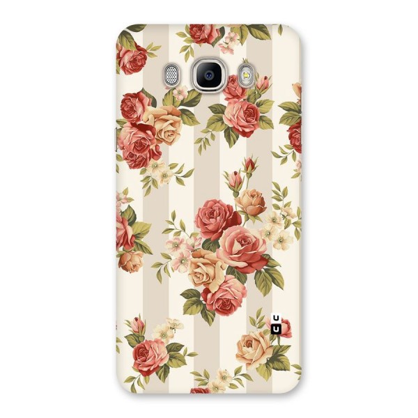 Vintage Color Flowers Back Case for Galaxy On8