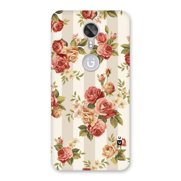 Vintage Color Flowers Back Case for Gionee A1