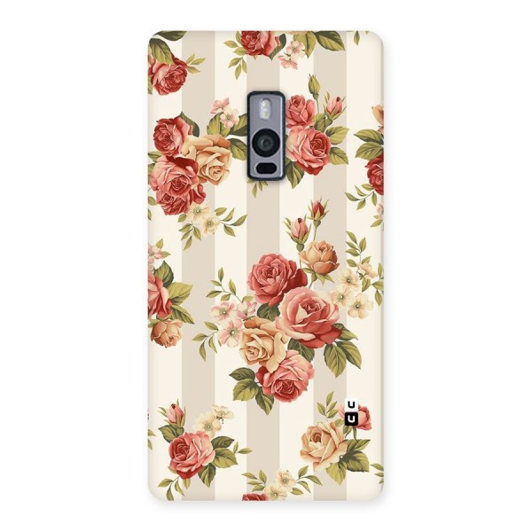 Vintage Color Flowers Back Case for OnePlus Two