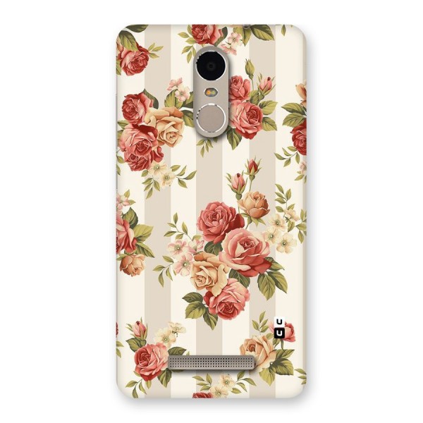 Vintage Color Flowers Back Case for Xiaomi Redmi Note 3