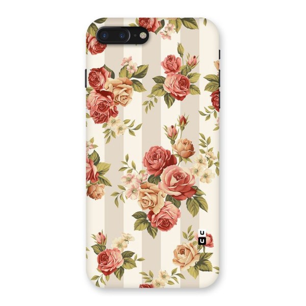 Vintage Color Flowers Back Case for iPhone 7 Plus
