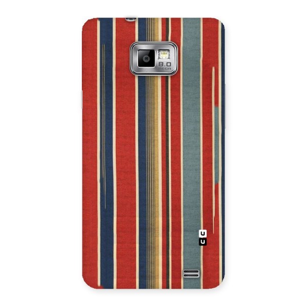 Vintage Disort Stripes Back Case for Galaxy S2