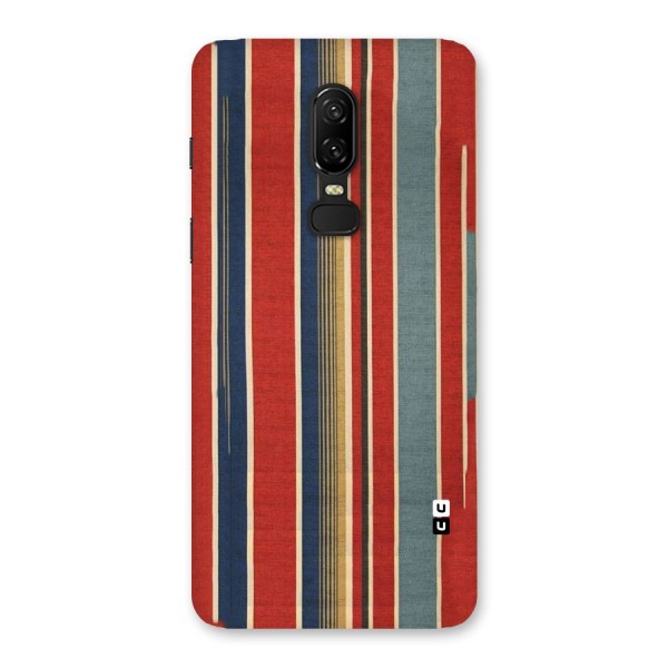 Vintage Disort Stripes Back Case for OnePlus 6