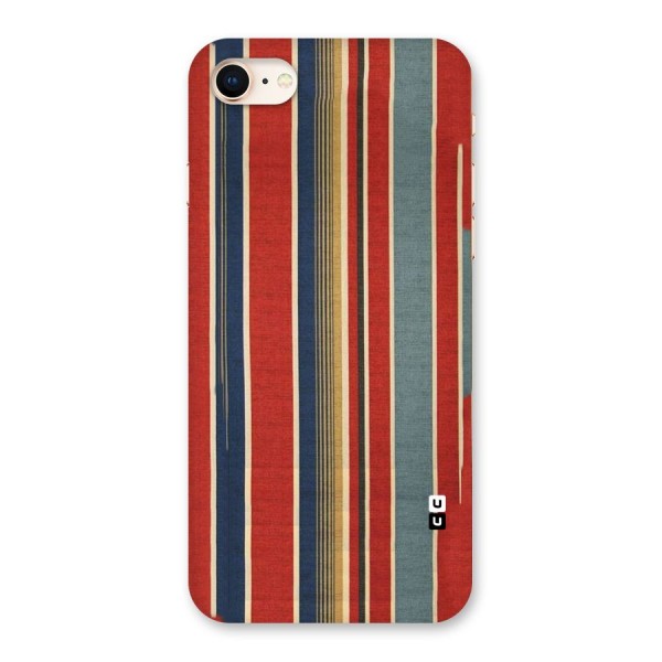 Vintage Disort Stripes Back Case for iPhone 8