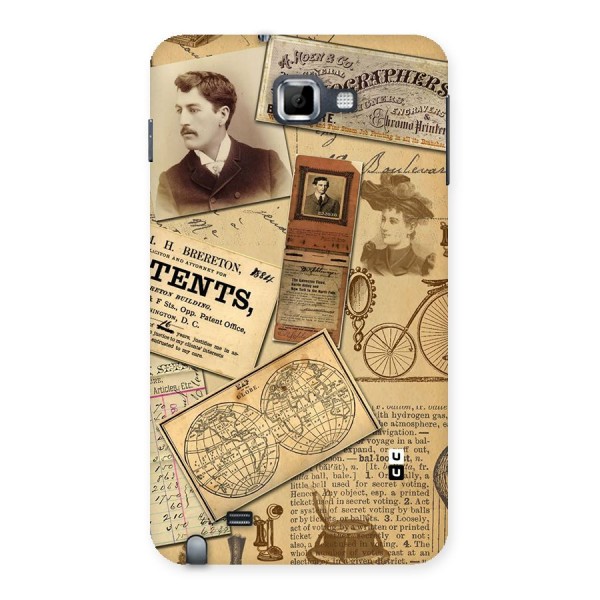Vintage Memories Back Case for Galaxy Note