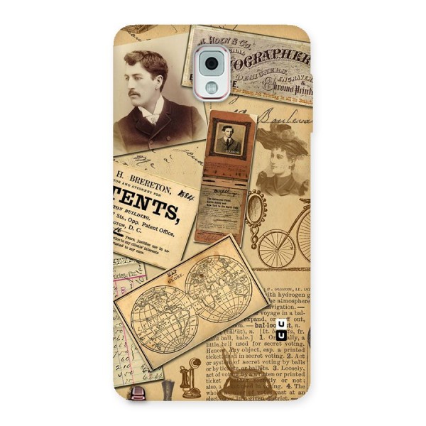 Vintage Memories Back Case for Galaxy Note 3