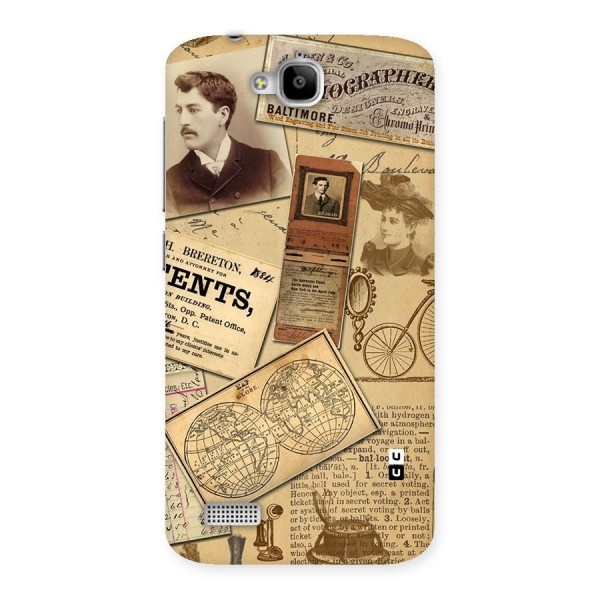 Vintage Memories Back Case for Honor Holly
