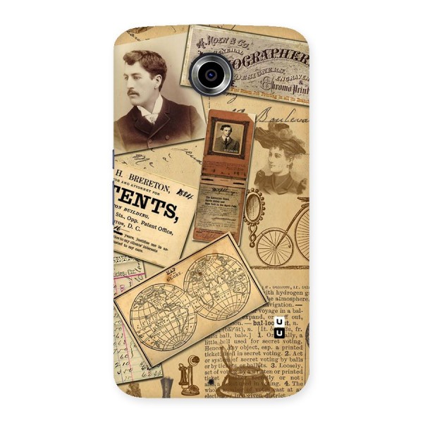 Vintage Memories Back Case for Nexsus 6