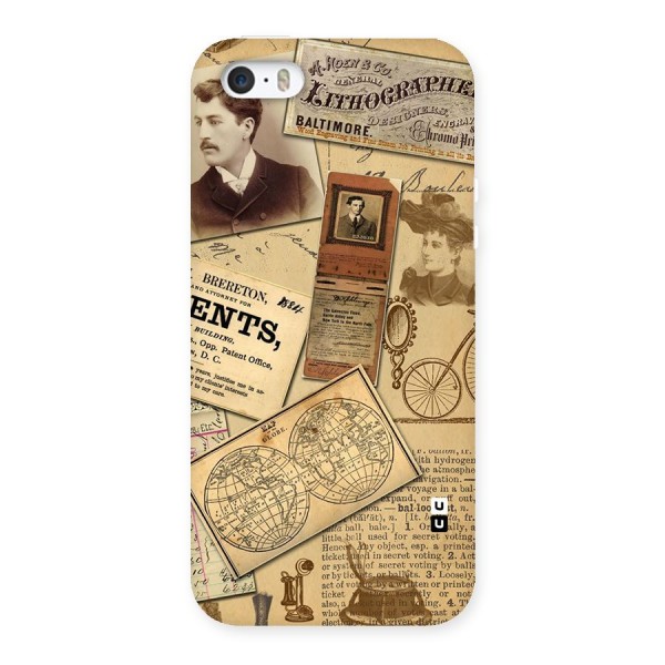 Vintage Memories Back Case for iPhone SE