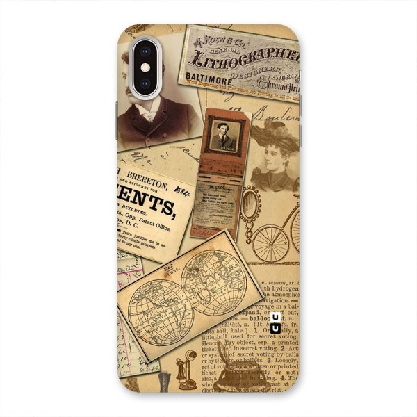 Vintage Memories Back Case for iPhone XS Max